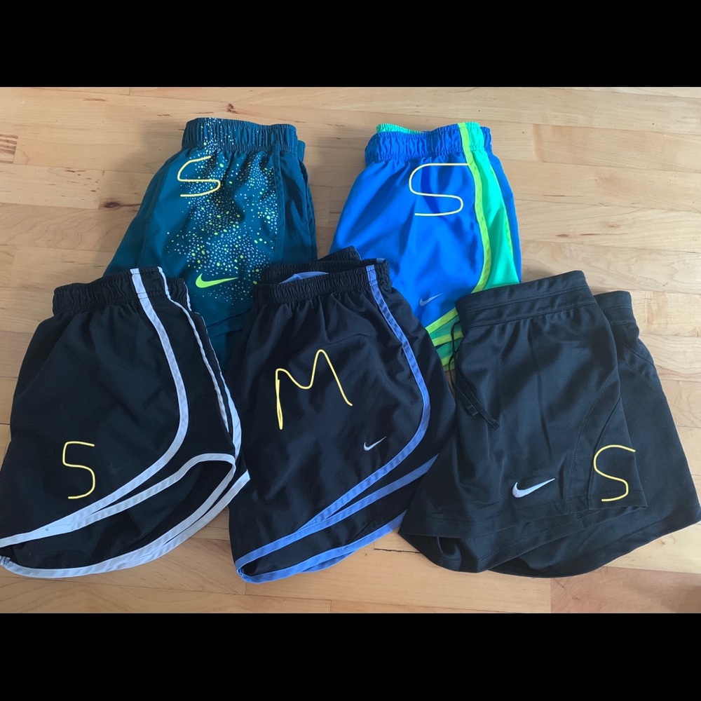 Nike athletic shorts 5 pairs!